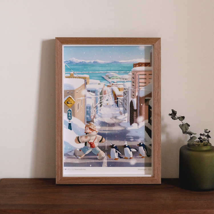 Hoi ホーイ｜絕版｜A4 海報｜Travel with Hoi ☆ 小樽