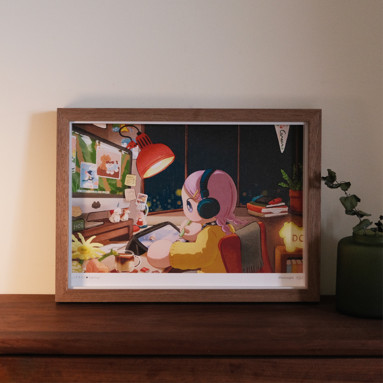 Hoi ホーイ｜絕版｜A4 海報｜Midnight ☆ Fighting!