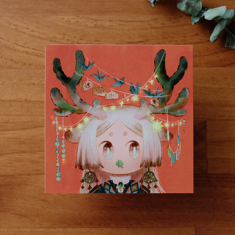 Hoi ホーイ｜絕版｜正方明信片｜許願少女