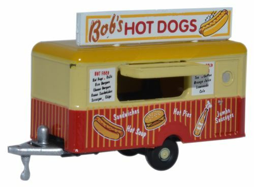 Oxford NTRAIL001 1:148 Mobile Trailer Bobs Hot Dogs