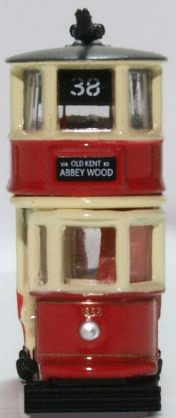 Oxford NTR008 1:148 London Transport Tram 路面電車.米黃+紅