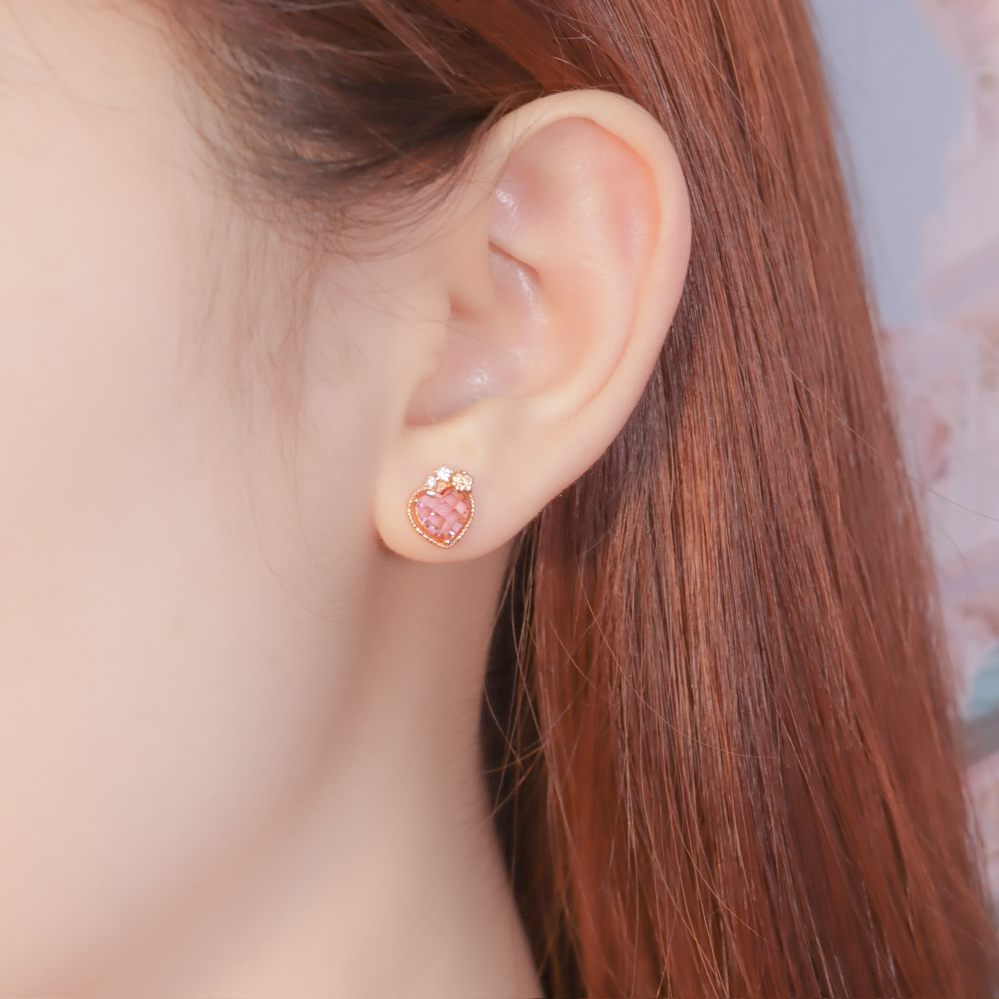 | 925 Silver・Rose Gold | Fairy Tales Earrings | EA0379 |