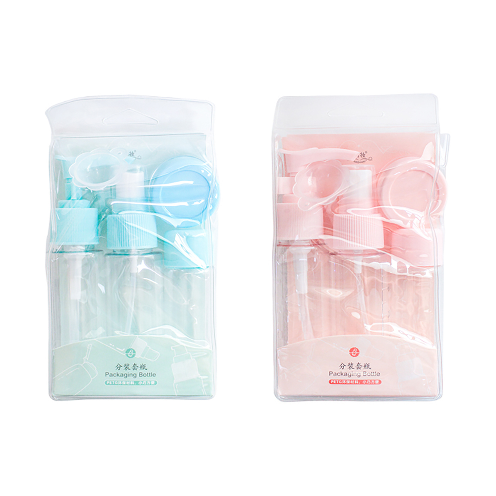 旅行分裝瓶5件組 (藍色/粉色)
