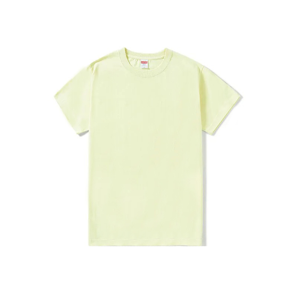 United Athle UA 5001-01 頂級柔棉5.6oz. 成人短T 霜黃色  3500101-455 [台灣現貨]