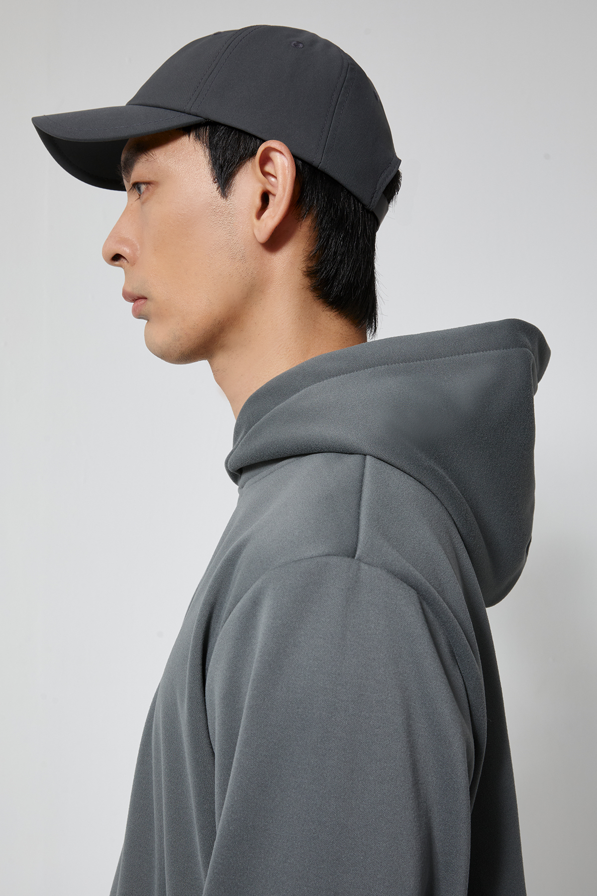 BIZ 防撥水棒球帽 UNISEX（鐵灰）