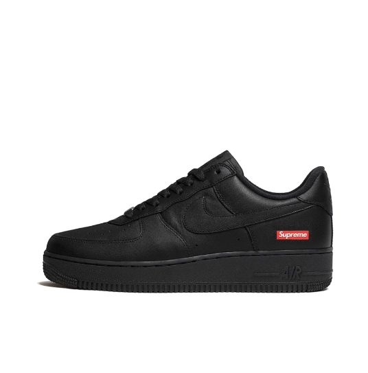 Supreme x Nike Air Force 1 Low CU9225-001 聯名款黑男女鞋CU9