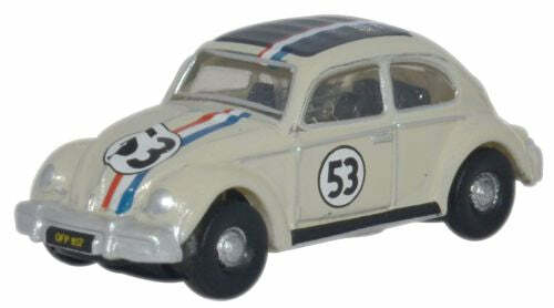 Oxford NVWB001 1:148 VW Beetle 福斯金龜車.銀黑