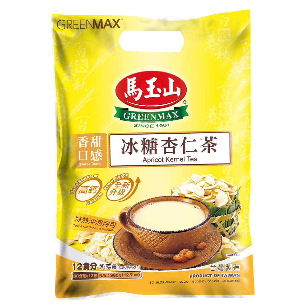 （箱購）馬玉山-冰糖杏仁茶360g(12入/箱)