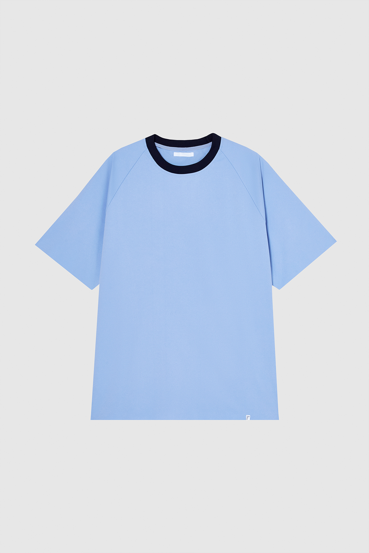 EKO 麂皮寬鬆T-SHIRT UNISEX（繡球藍）