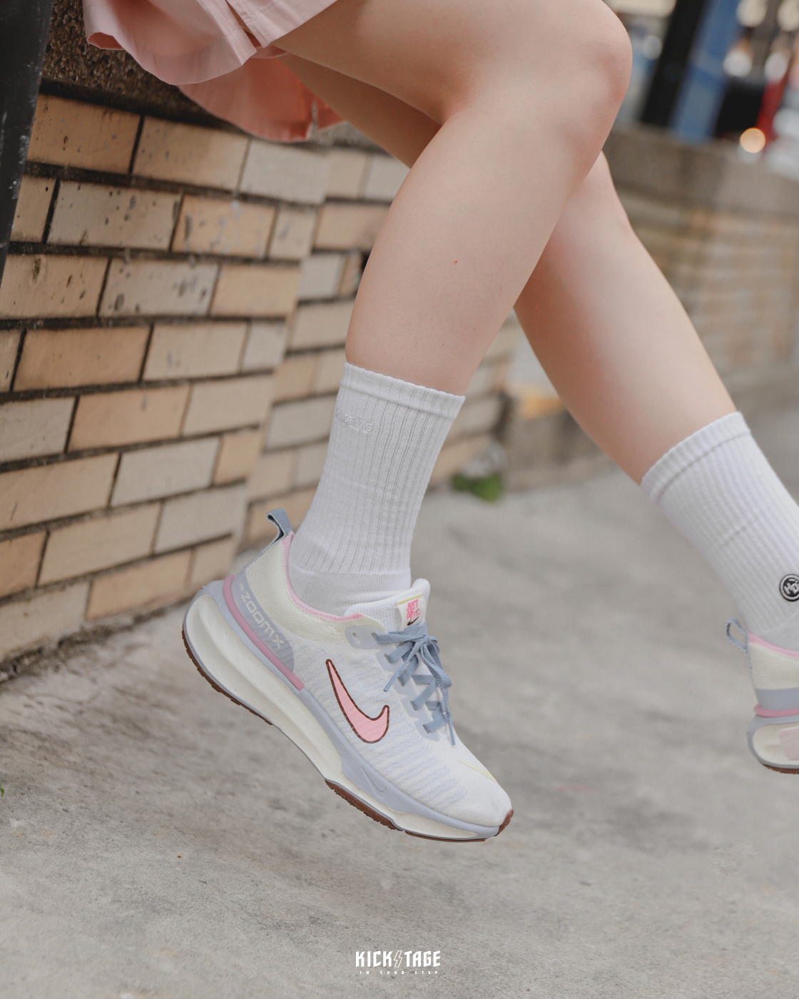 女鞋 NIKE Zoom X INVINCIBLE 3 丹寧 白粉 白藍 小香 老爹鞋 休閒跑鞋 健身訓練鞋【FJ7727-161】