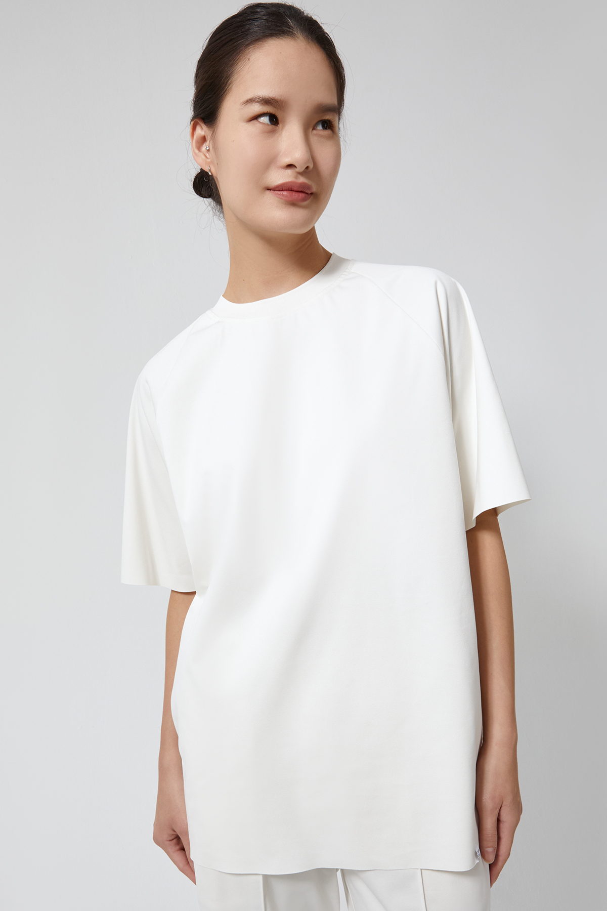 EKO 麂皮寬鬆T-SHIRT UNISEX（棉白）