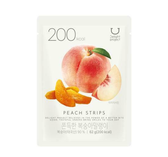 Delight Project Chewy Peach Strips 62g