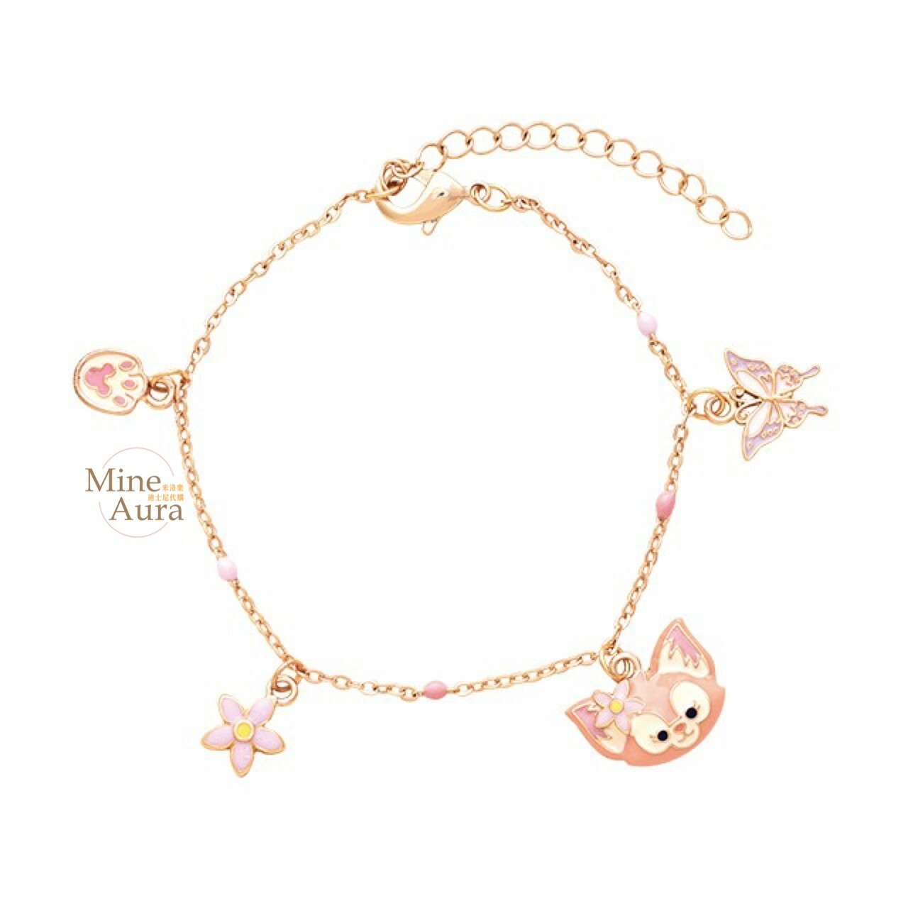 玲娜貝兒 Lina bell 墜飾 造型 手鍊 首飾 -香港迪士尼樂園