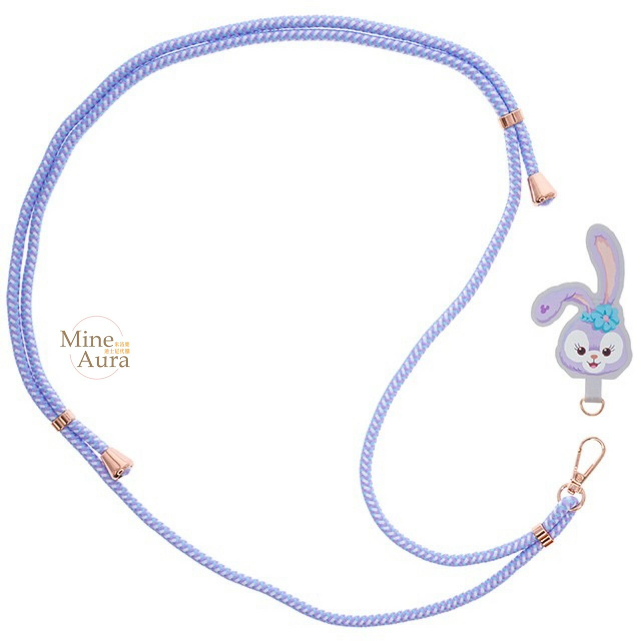 史黛拉露 星黛露 StellaLou 大頭 造型夾片 + 手機掛繩 組 -香港迪士尼樂園