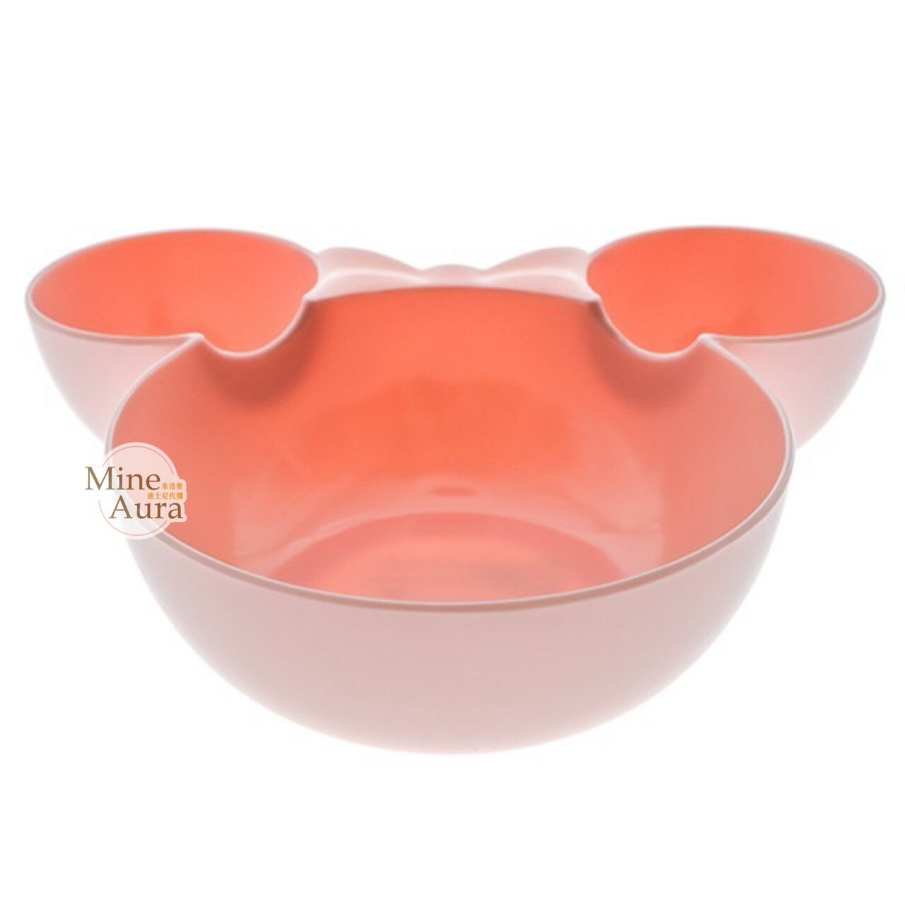 米妮 Minnie 米奇頭 粉色 造型碗 -香港迪士尼樂園