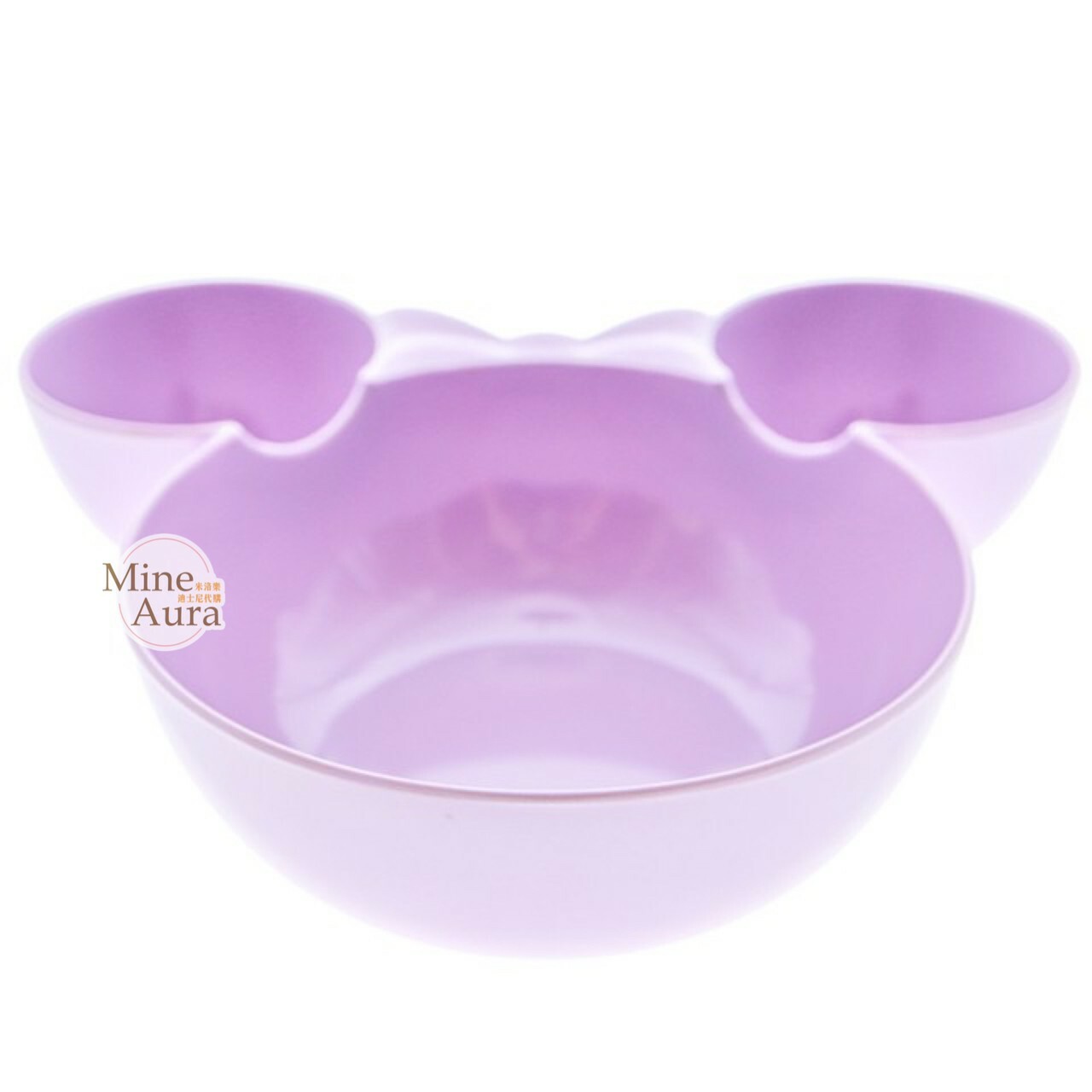 米妮 Minnie 米奇頭 紫色 造型碗 -香港迪士尼樂園