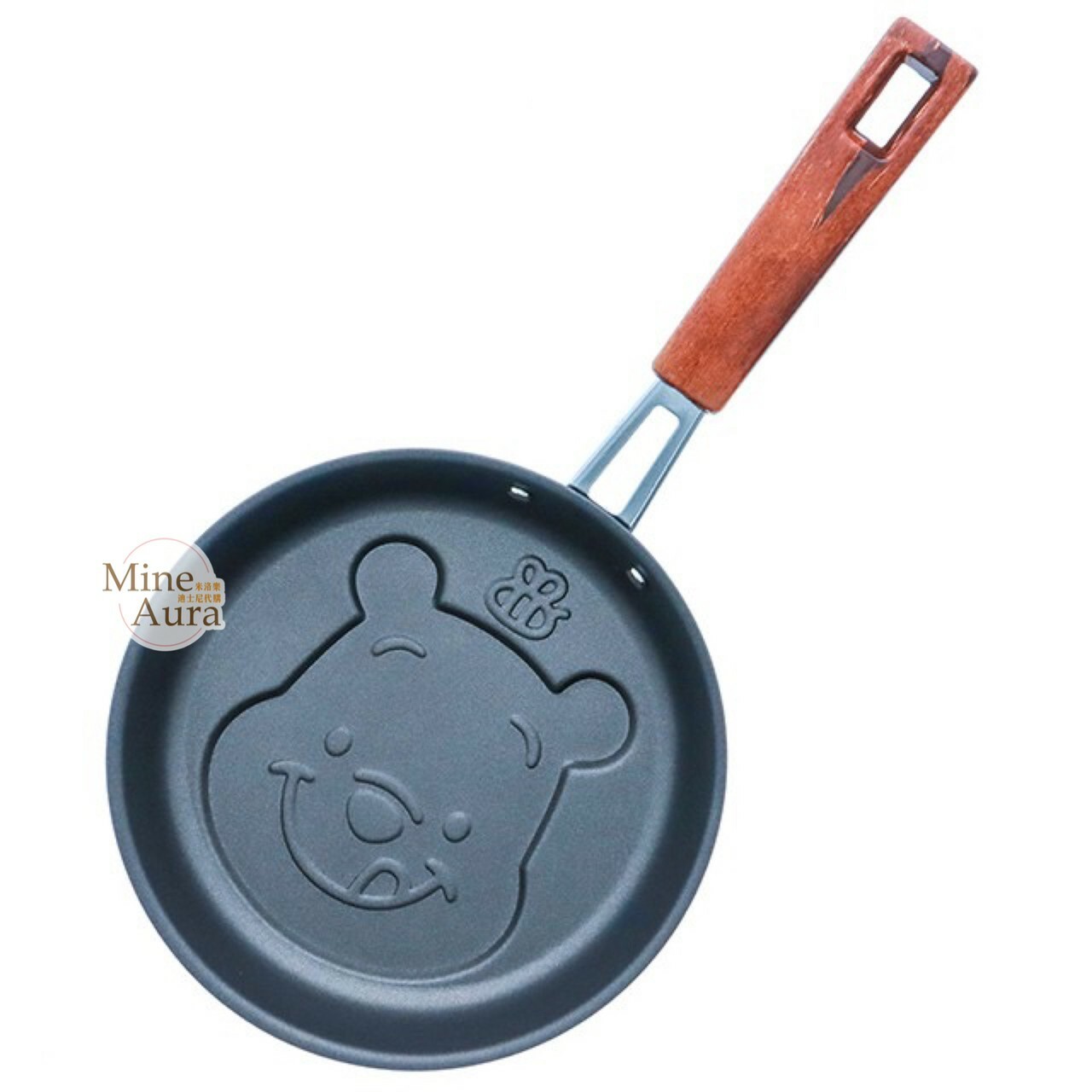 日本製 小熊維尼 Winnie the Pooh 大頭造型 鬆餅 煎鍋 廚房用品 -香港迪士尼樂園