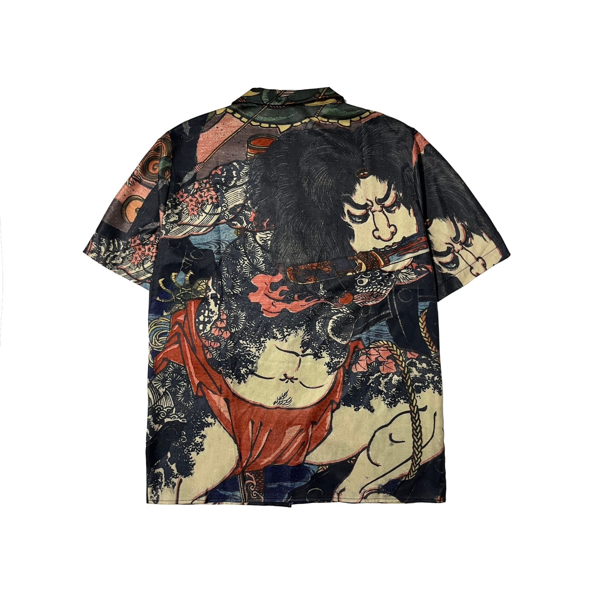 XCTRL 浪裡白條浮世繪-短袖襯衫