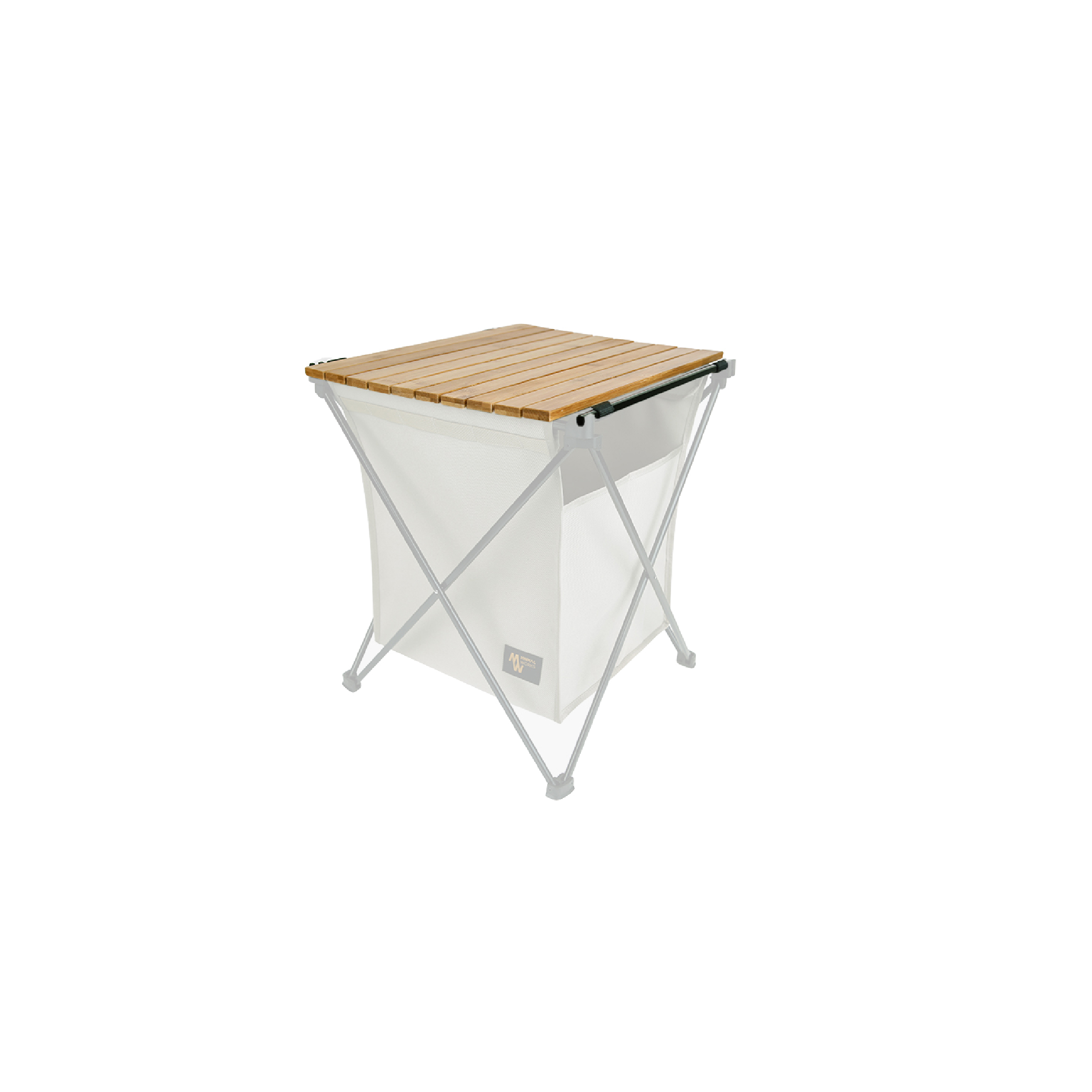 Minimal Works｜蘿莉 U 儲物籃的竹卷桌板