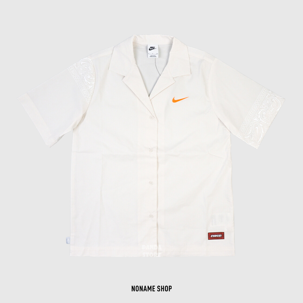 🔥價格失守🔥 NIKE NSW PAISLEY 變形蟲 圖騰 短袖 襯衫 米白 (女款)