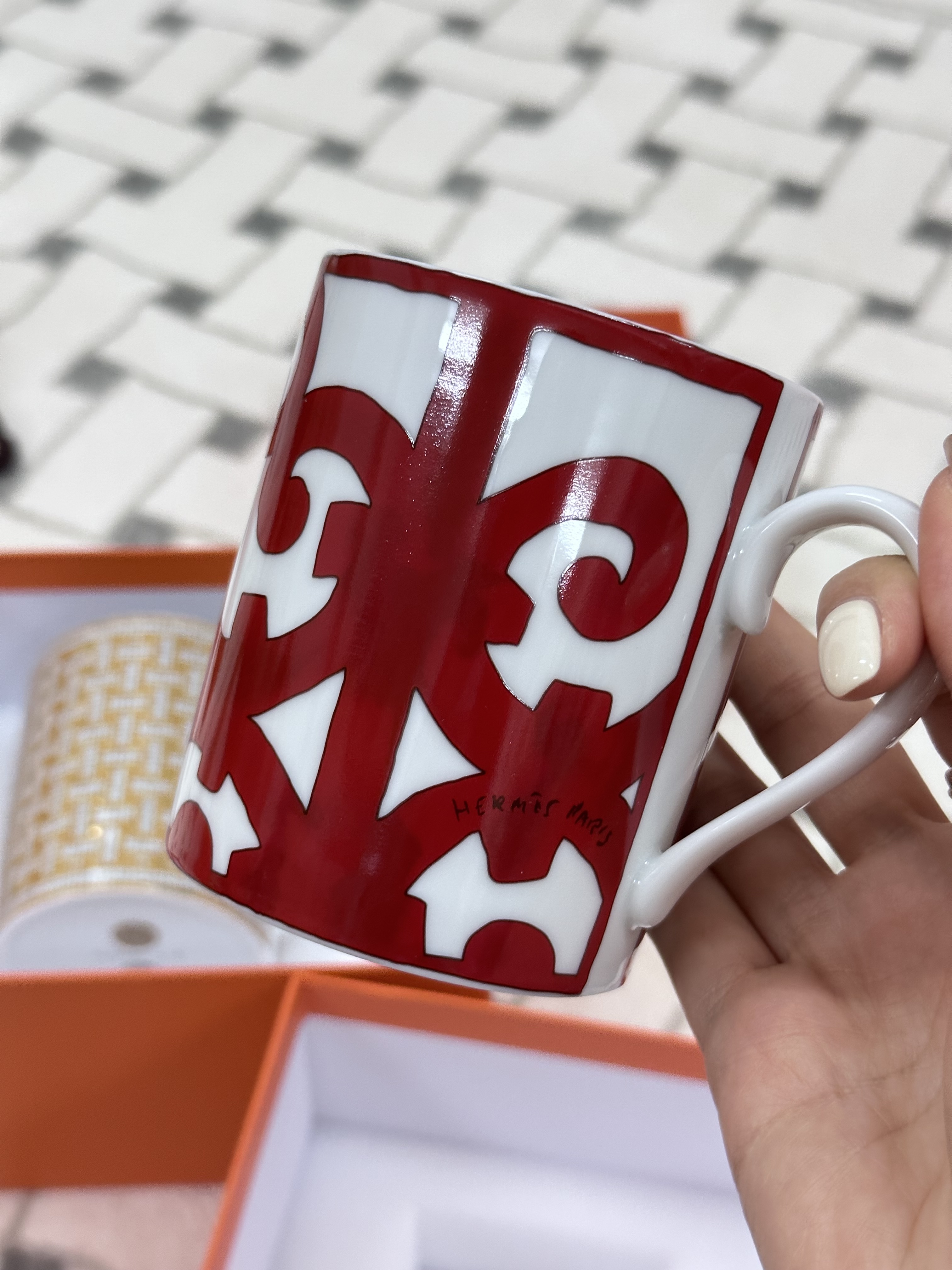 Hermes mug 水杯 balcon du guadalquivir