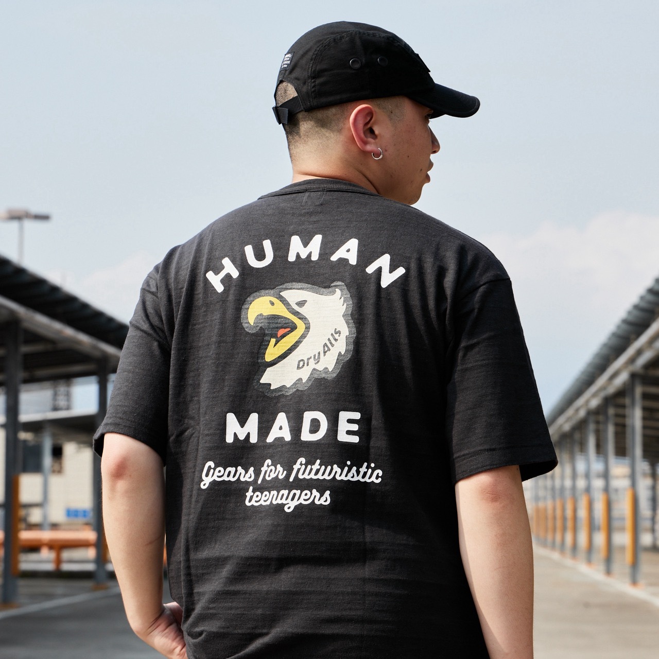 Human Made Human Logo #03 Pocket T-Shirt Black (HM24CS003)