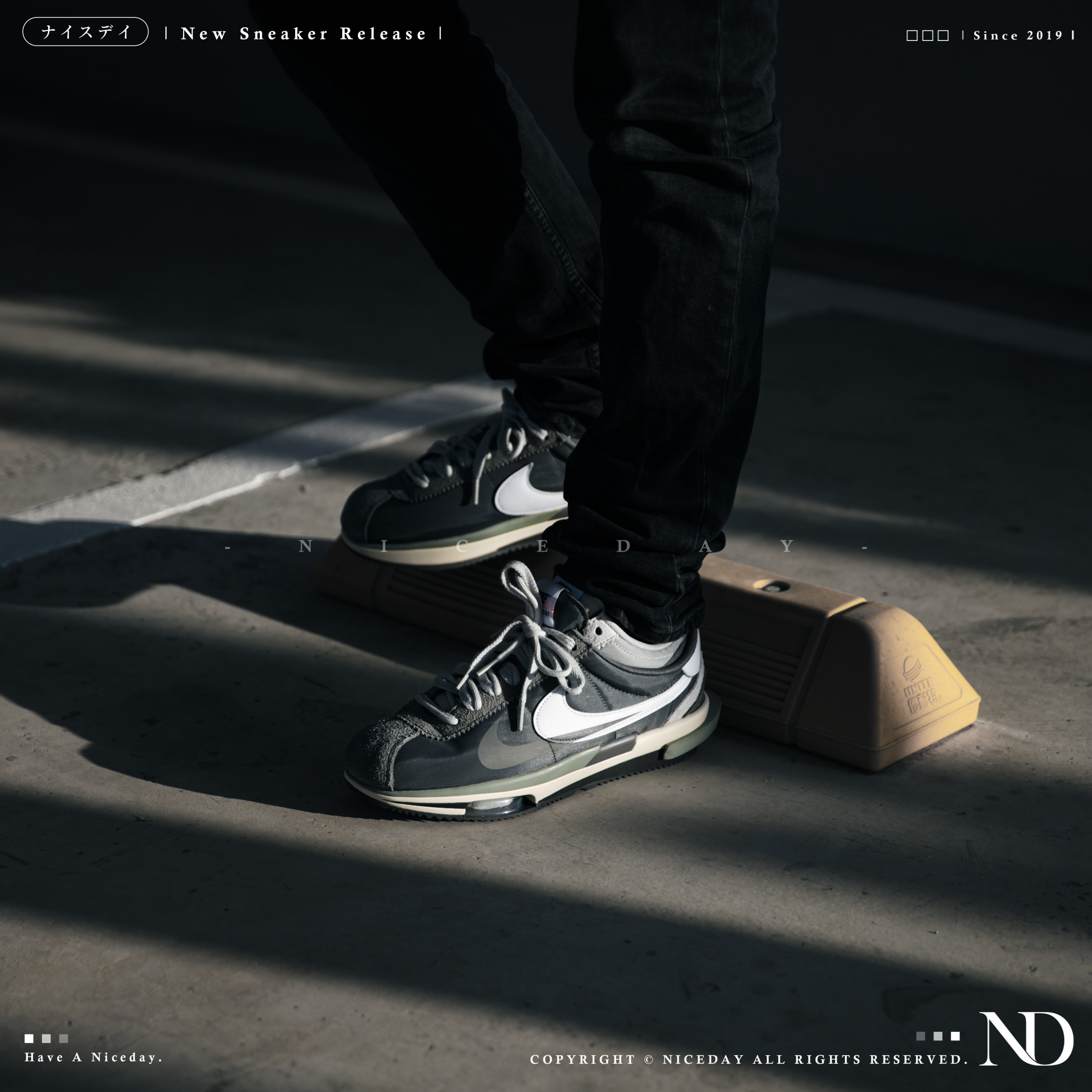 NICEDAY 部分現貨 / 代購 SACAI x Nike Cortez 4.0 阿甘 聯名 解構 DQ0581-001