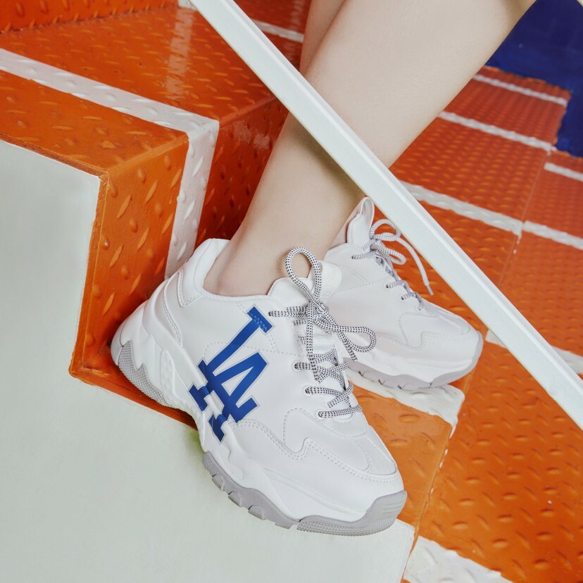 【Luxury】MLB Korea BIG BALL CHUNKY系列 厚底鞋 男女鞋 Mega Logo
