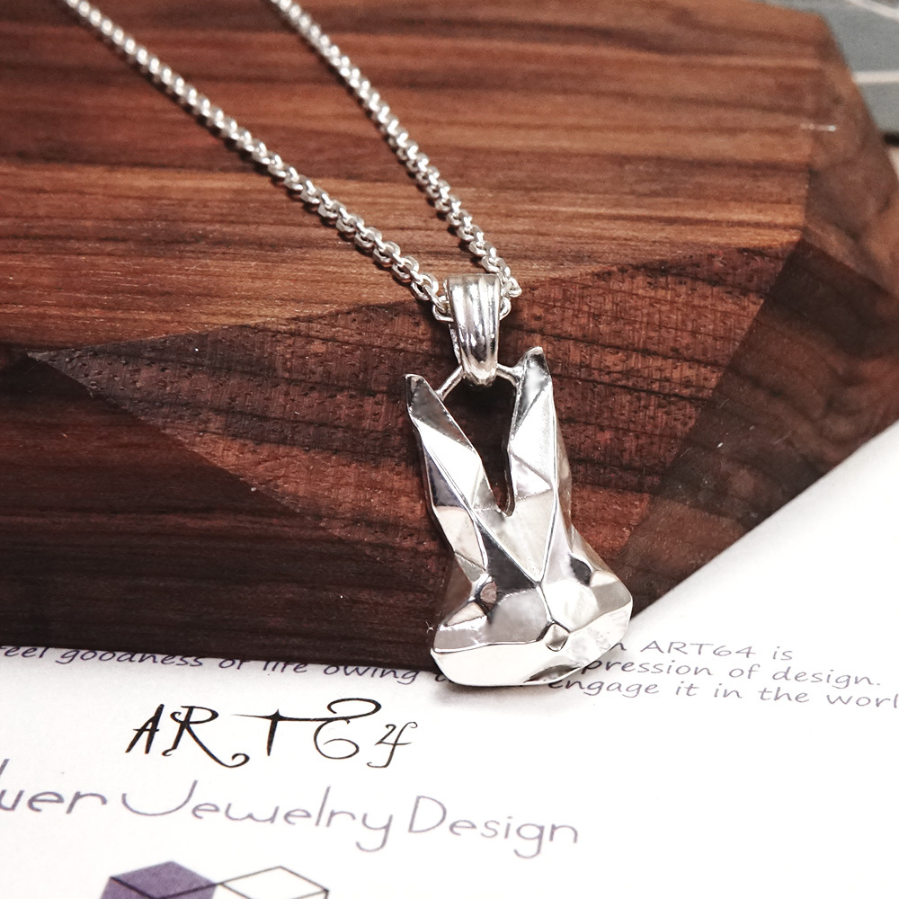 仙境夢遊 魔幻兔 925純銀項鍊