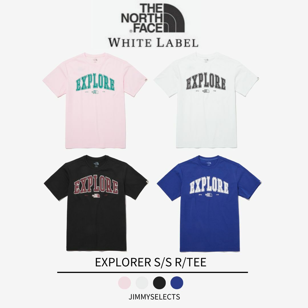 THE NORTH FACE 白標 EXPLORER 大LOGO 短袖 短T NT7UP06