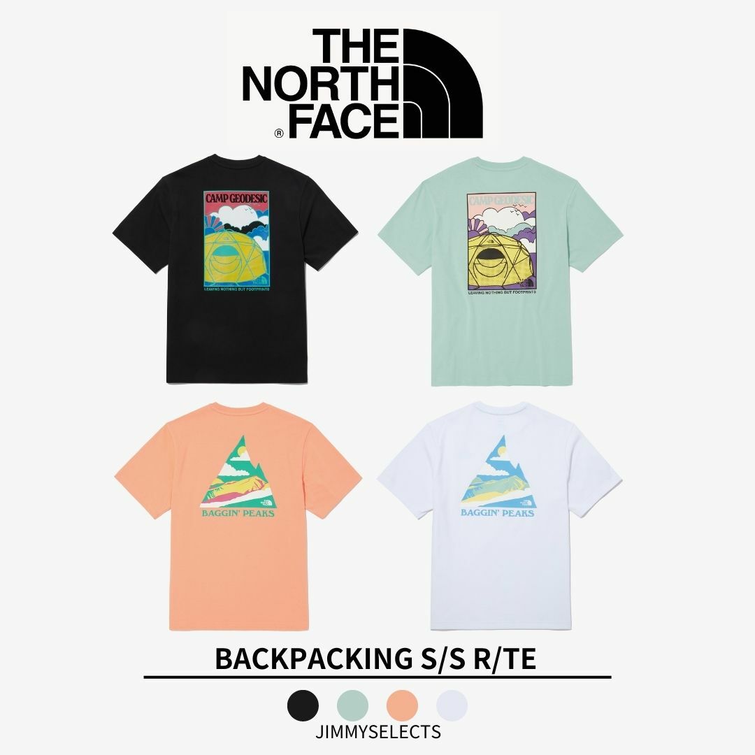 THE NORTH FACE BACKPACKING 圖案 短袖 短T NT7UP08