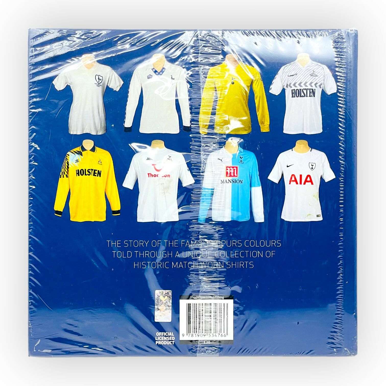 熱刺歷代球衣珍藏書