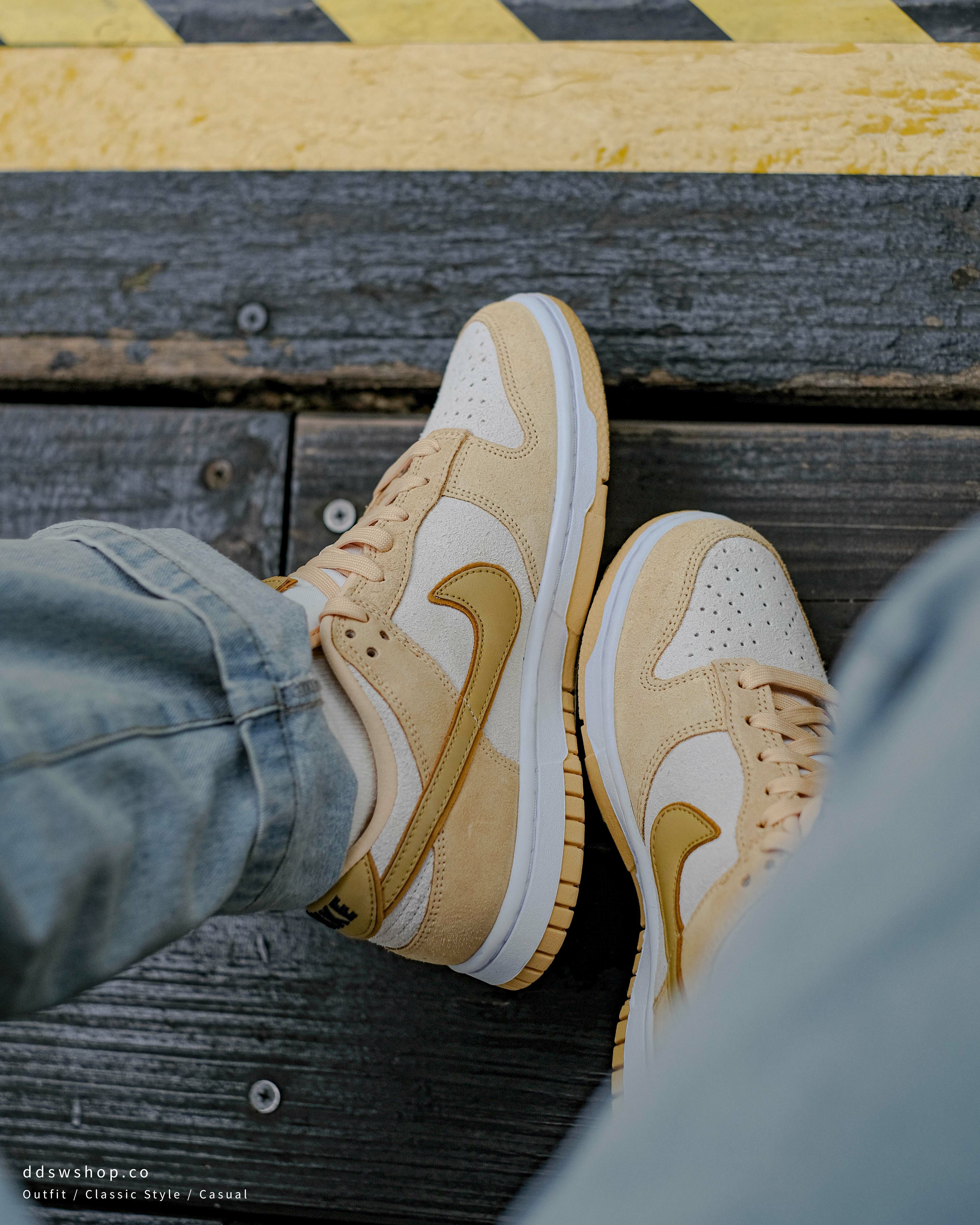 Nike Dunk Low 'Gold Suede' 麂皮布丁狗黃起士乳酪DV7411-200