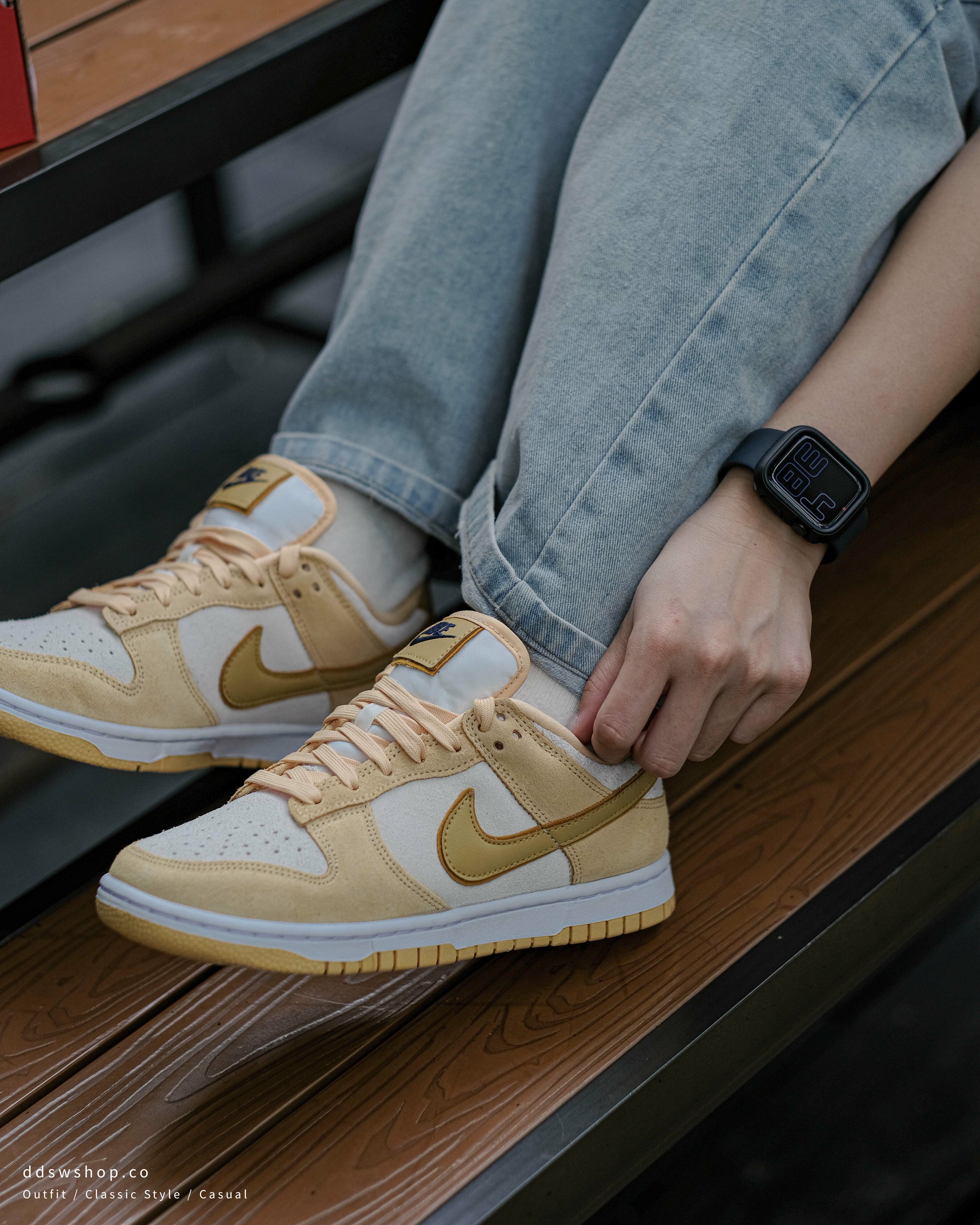 Nike Dunk Low 'Gold Suede' 麂皮布丁狗黃起士乳酪DV7411-200