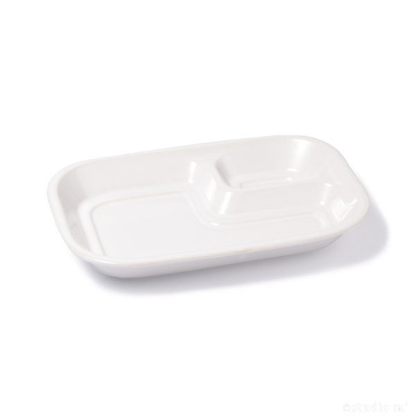 STUDIO M' - Fosset 餐盤/分隔盤(小)/白