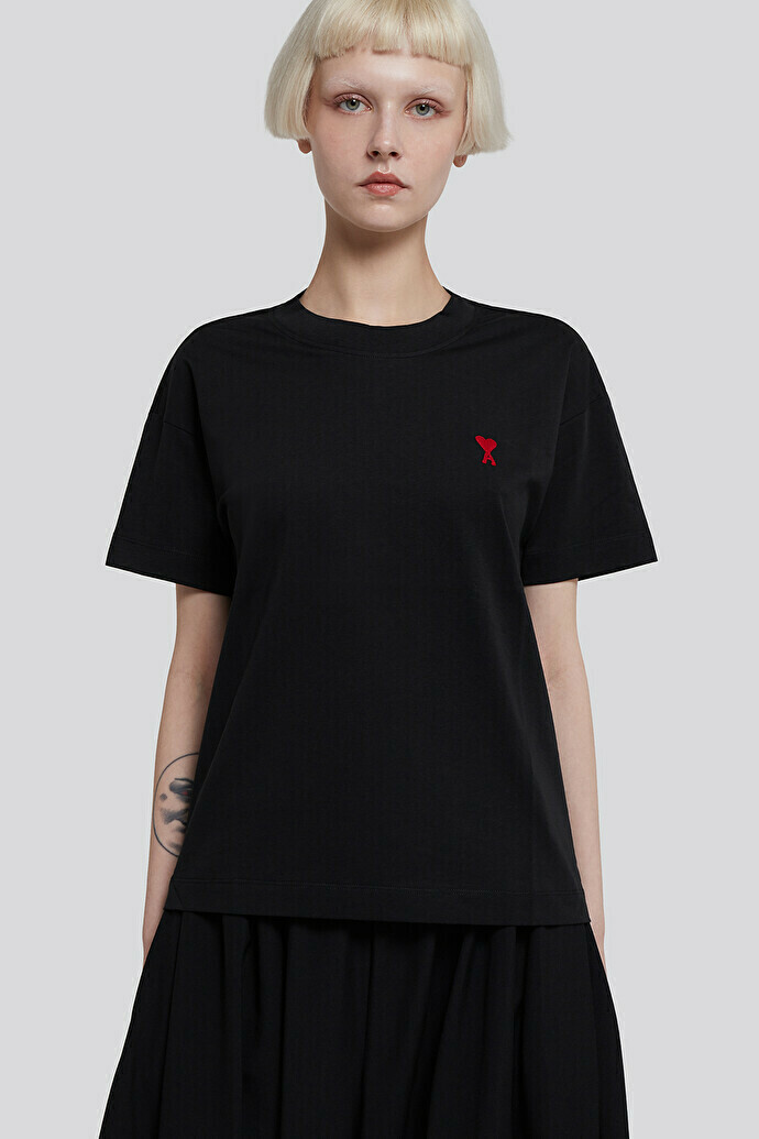 Ami 黑色小紅心Tee BFUTS001.724 - T