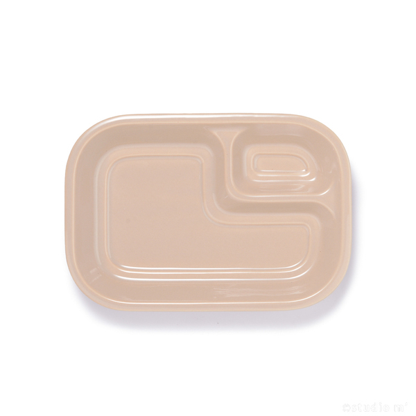 STUDIO M' - Fosset 餐盤/分隔盤(小)/米
