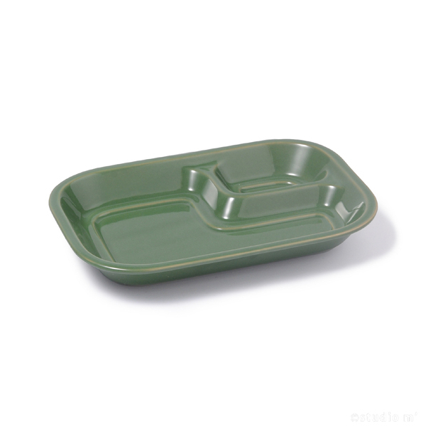 STUDIO M' - Fosset 餐盤/分隔盤(小)/綠