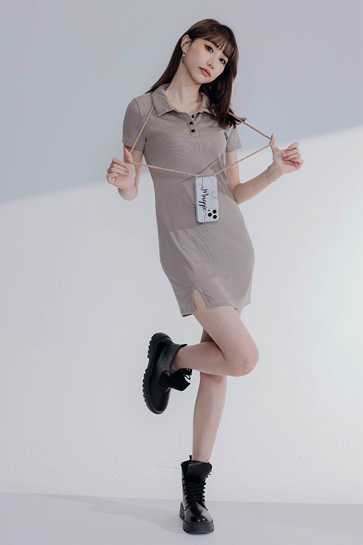 石頭紋大理石 - (客製化) iPhone透明掛繩手機殼