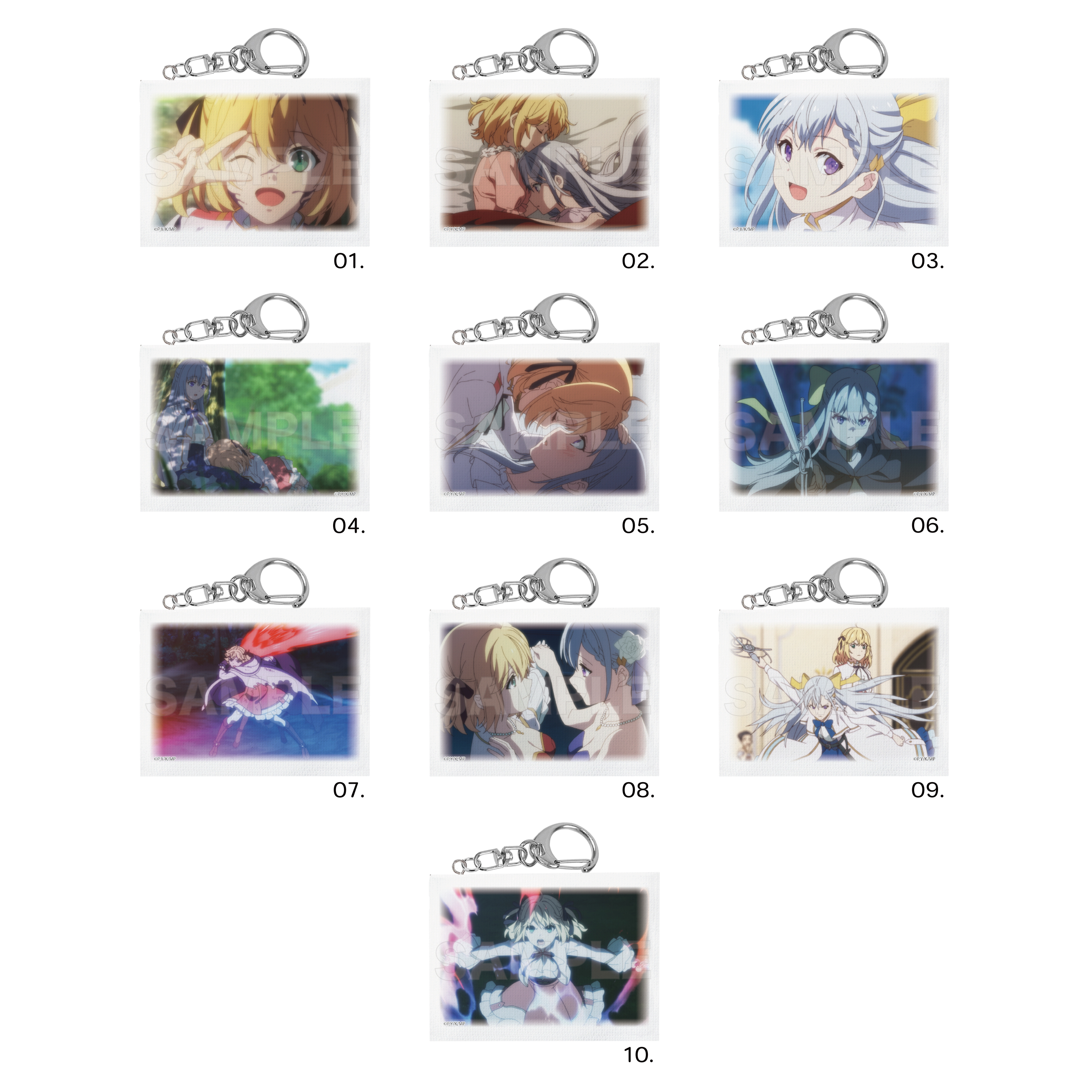 「ACG.GO」「預購」轉生公主與天才千金的魔法革命 迷你帆布匙扣 SET