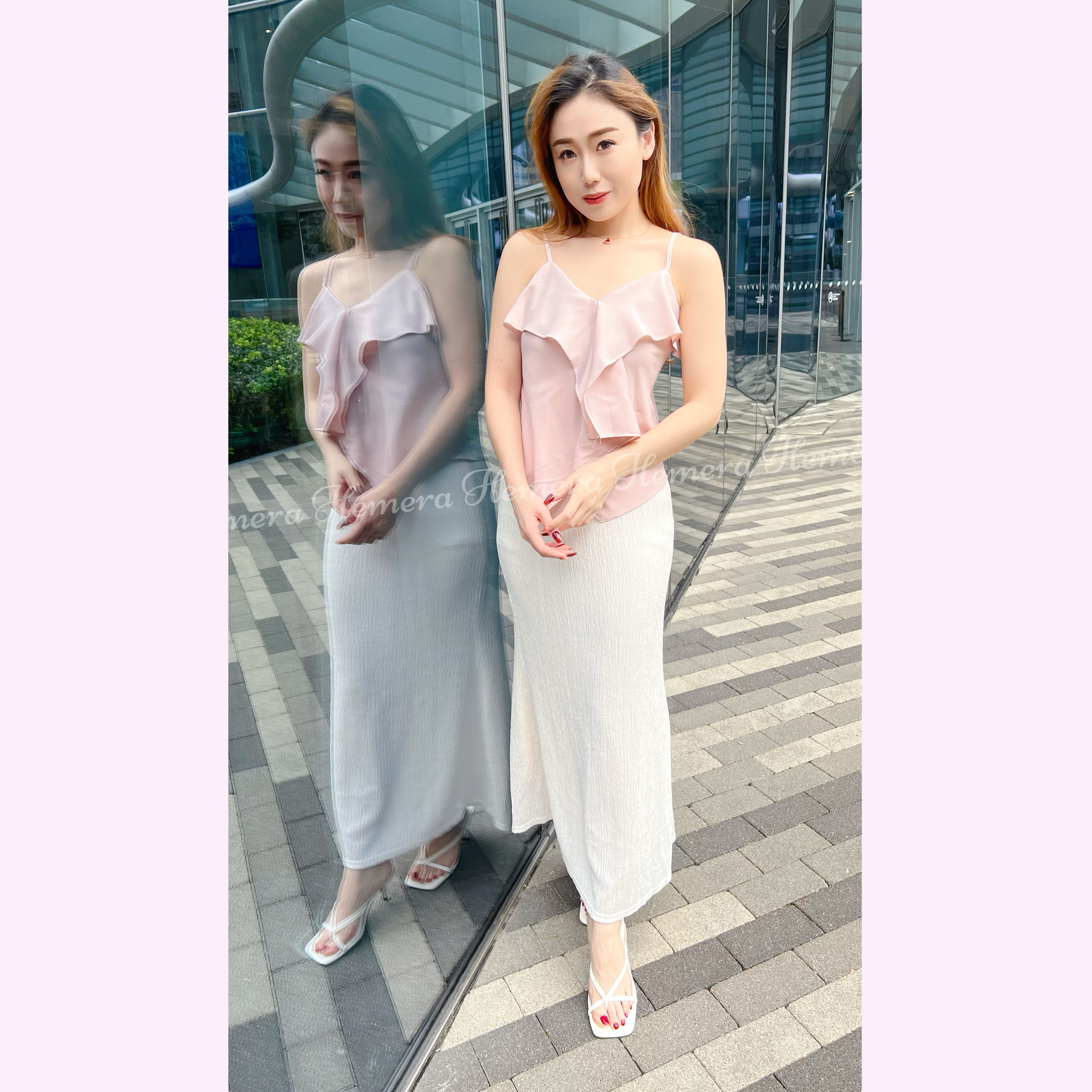 TP23W0529 超顯瘦絲質吊帶