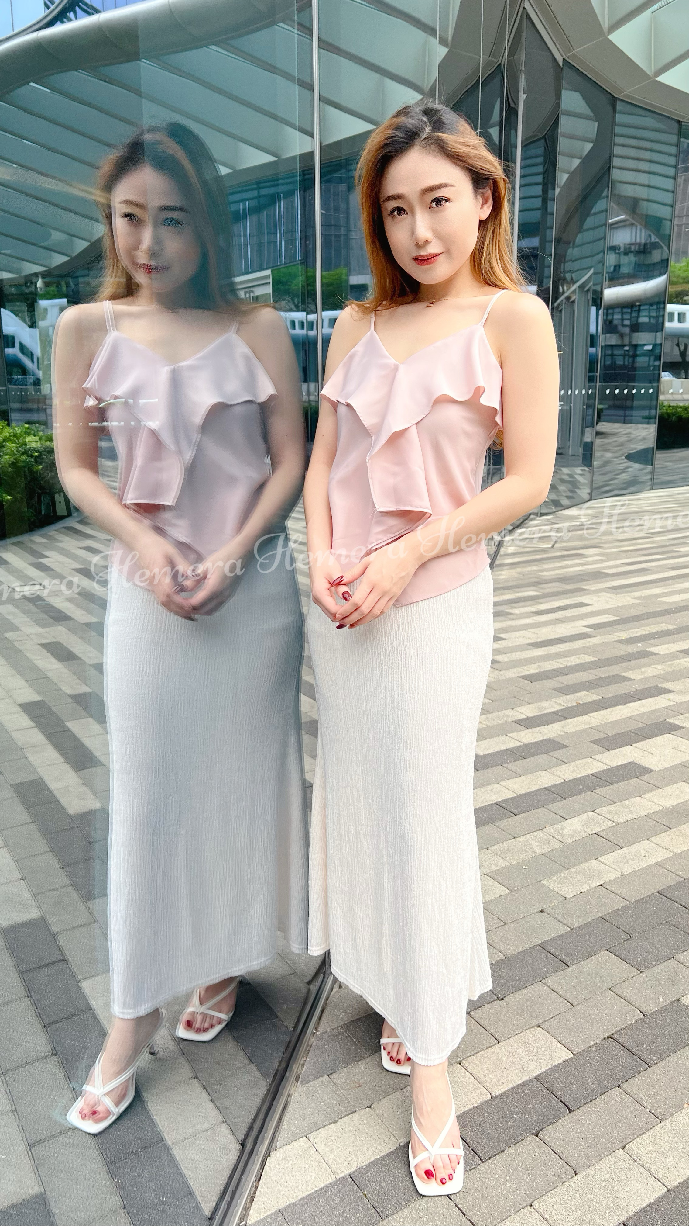 TP23W0529 超顯瘦絲質吊帶