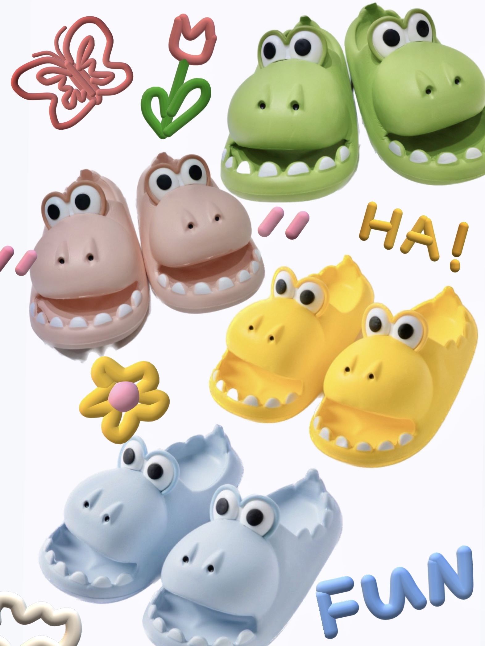 ＱＱ萌萌恐龍踩屎拖🦕