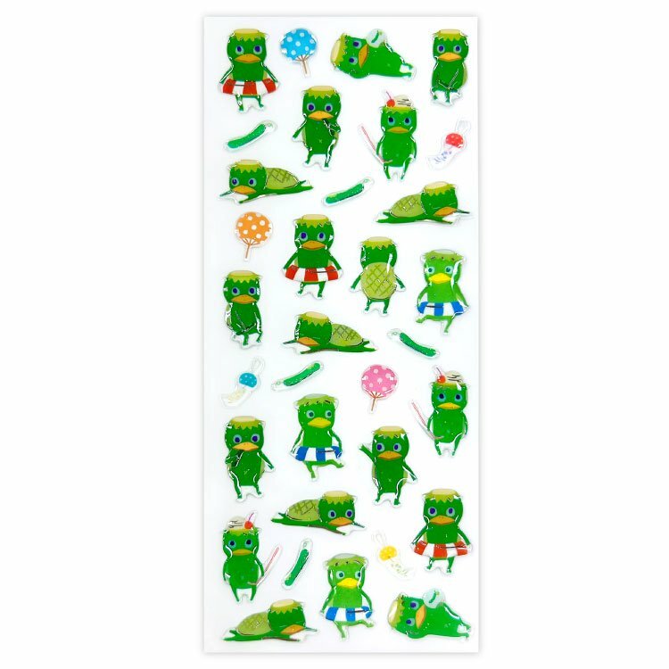 河童 立體透明貼紙｜日本ACTIVE CORPORATION