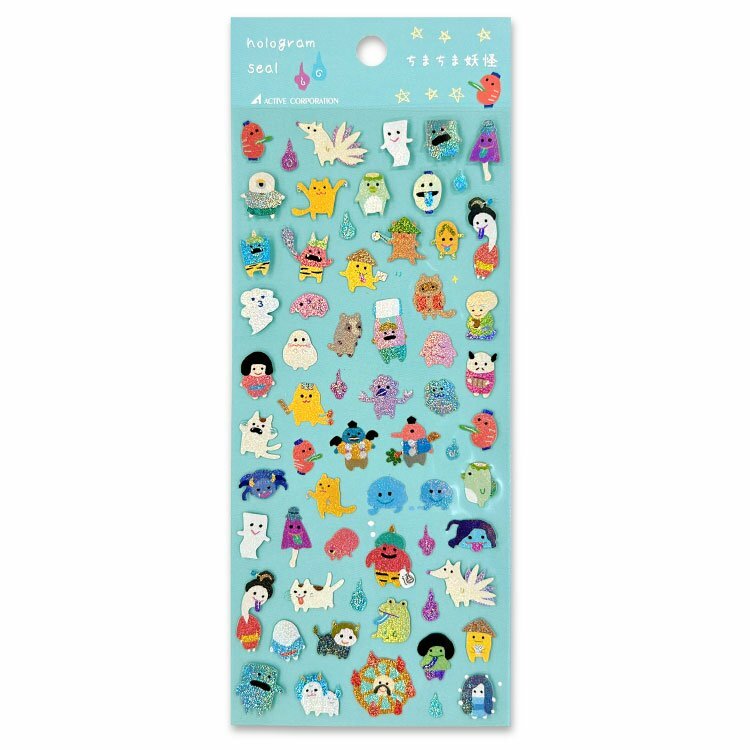 日本妖怪 雷射貼紙｜日本ACTIVE CORPORATION