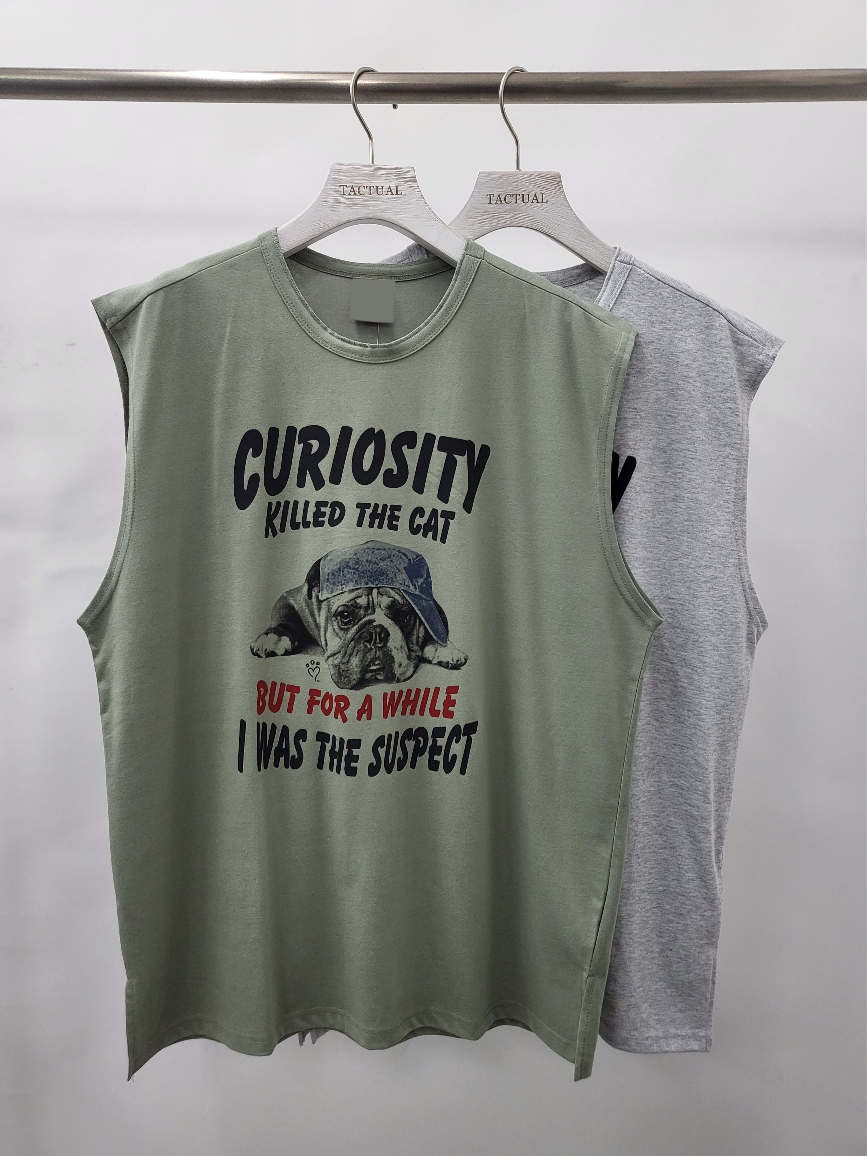 狗仔圖案背心 V884