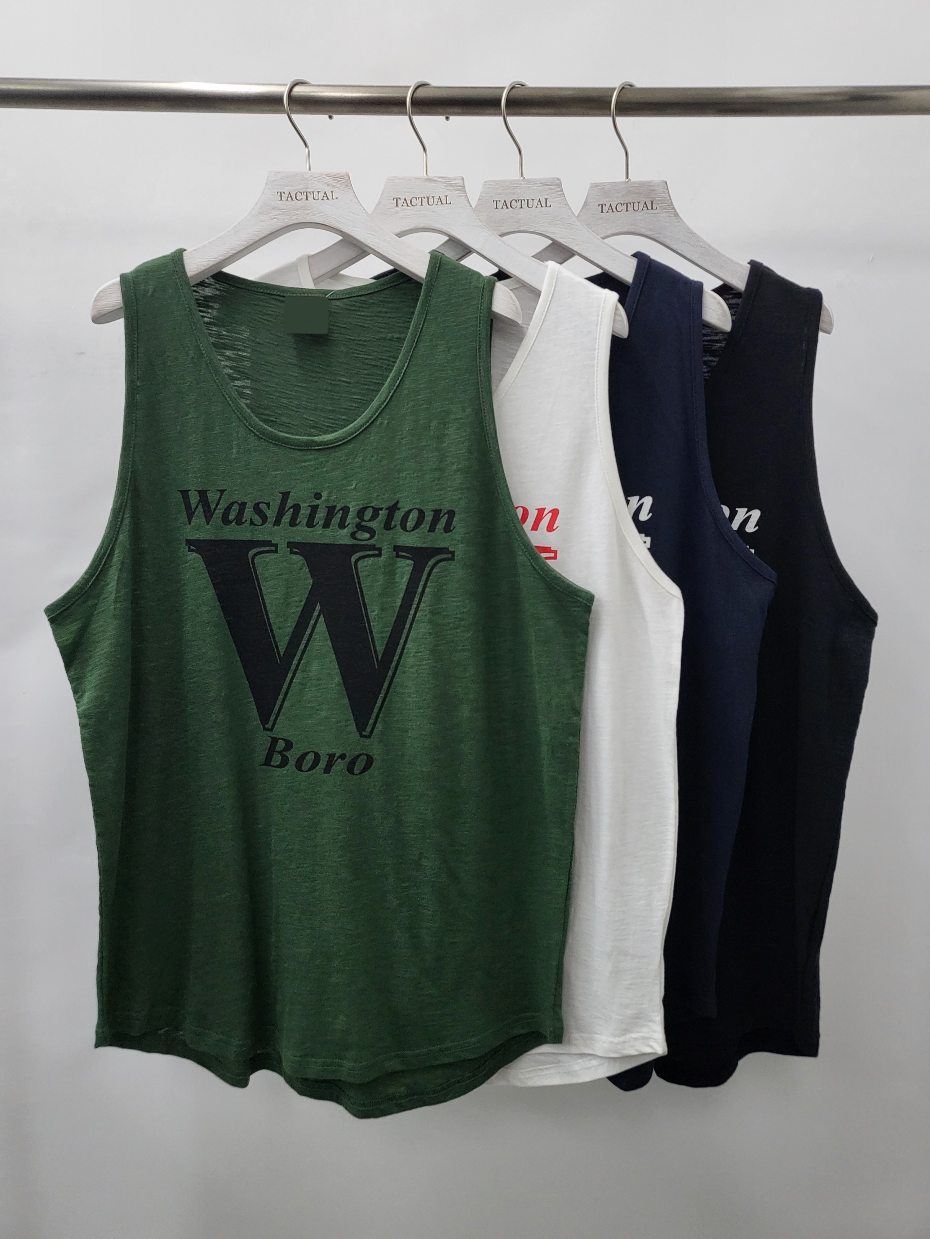 英文字背心 V887