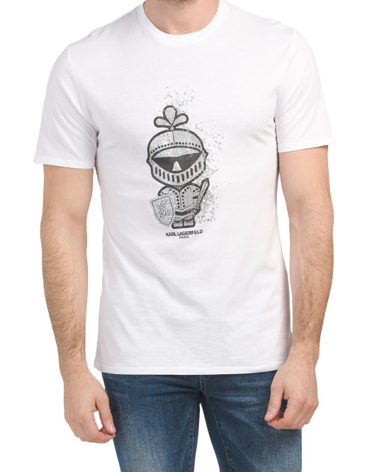 【現貨】Karl Lagerfeld Paris Flaked Z20361 男裝短袖上衣