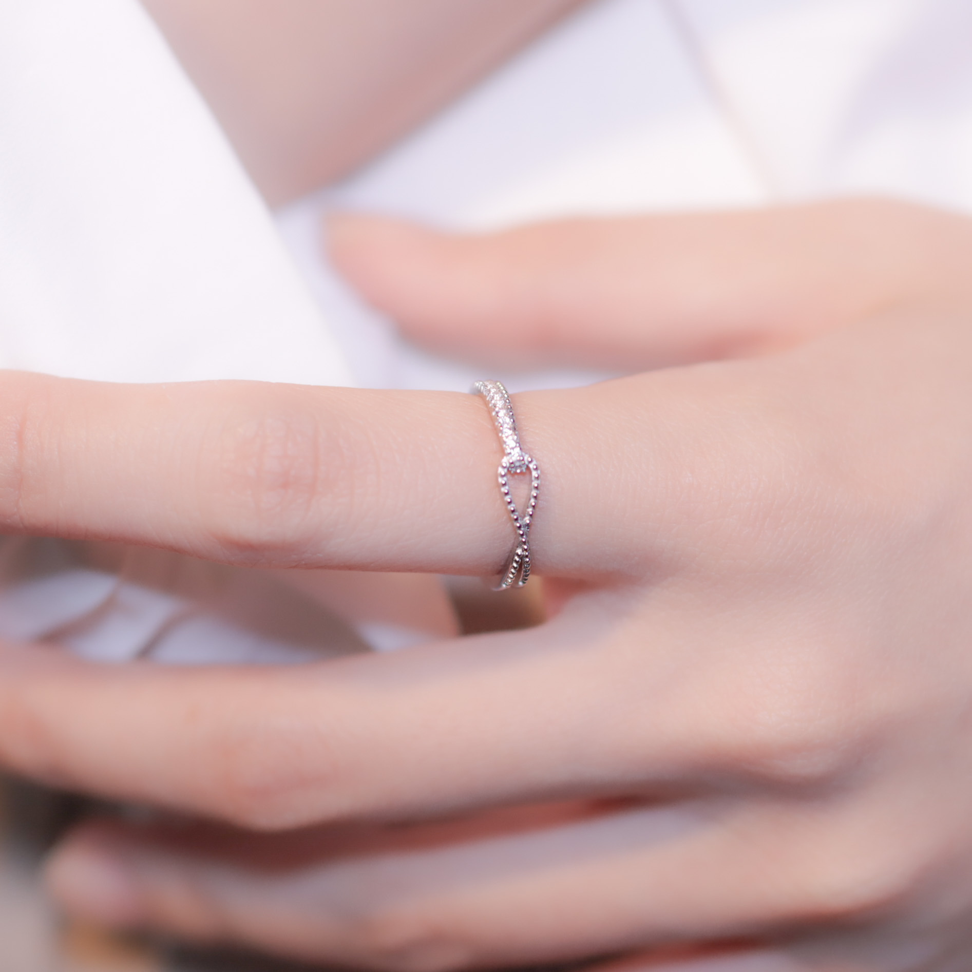 | 925純銀 | 交錯戒指 | RI0232 |