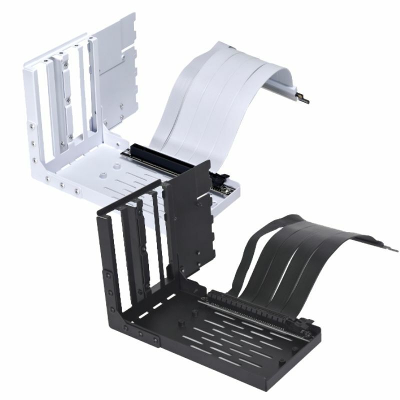 米特3C數位–LIAN LI 聯力 4插槽顯卡垂直架+4.0排線 ATX系列/通用 黑VG4-4X/白VG4-4W